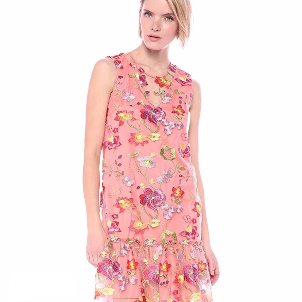 TRINA TURK Babs Sleeveless Multicolor Floral Dress